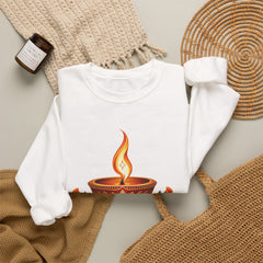 Tihar Festival Diya Crewneck Sweatshirt