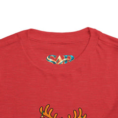 Holiday Vibes Reindeer Toddler Tee