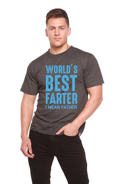 World's Best Farter Men's Bamboo Viscose/Organic Cotton Short Sleeve Graphic T-Shirt