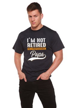 I'm not Retired Men's Bamboo Viscose/Organic Cotton Short Sleeve Graphic T-Shirt