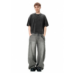 “Rod Wave” Cropped Snow-Washed Tee