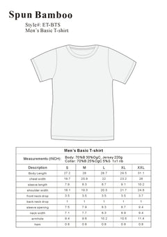 Men's Bamboo Viscose/Organic Cotton Pocket T-Shirt