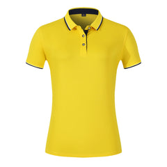 Golf Women's Polo Shirt Lapel Slim Fit Short Sleeve