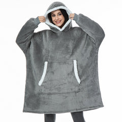 Oversized Hoodie Sweatshirt Women Tie Dye Hoodies Fleece Giant Wearable Blanket