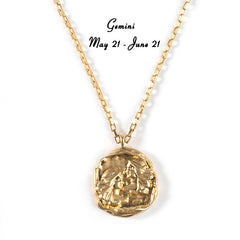 twelve zodiac signs necklace
