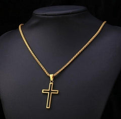 Personality Creative Jesus Cross Amulet Pendant Rock Casual Gift Catholic Christian Necklace