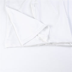 Women Summer Off Shoulder Sexy Playsuits Long Sleeve Sheer Lace Patchwork Hollow Skinny Playsuits