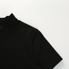 Summer Women Black Short T-Shirts Sexy Crop Tops Short Sleeve Bandage Tee Tops Female Shirts