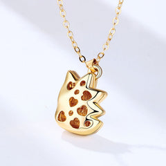 2Pcs/Set Magnetic Couple Necklace Unicorn Shaped Magnet Couple Necklace Jewelry
