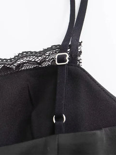 Leopard Print Sling Women Sexy Tube Top Sleeveless Backless Lace Slim Tanks Tops