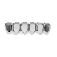 Hip-hop polished braces with gold electroplating