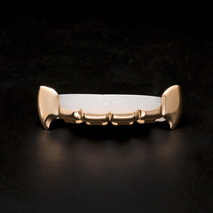 Hip-hop polished braces with gold electroplating