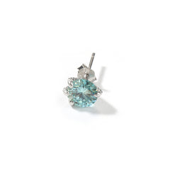 S925 silver moissanite dragon claw earrings