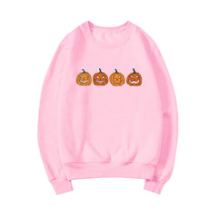 Halloween evil pumpkin head sweatshirt
