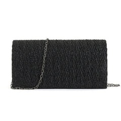 Horizontal rectangular crossbody bags evening clutch bags