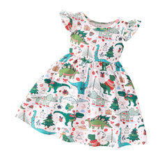 Halloween Christmas children's clothing print dresses