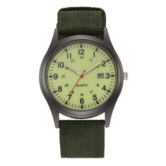 Canvas men's casual fashion gift watch, quartz watch