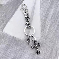 Retro chain waist trouser chain bag chain Key chain Retro dagger