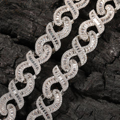 15mm Diamond Geometric Infinity Cuban Chain