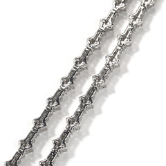 Diamond-studded high-end airplane tennis chain