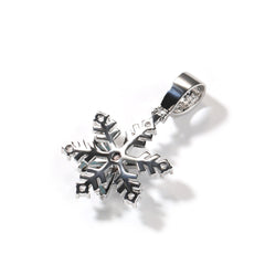 Winter rotating snowflake luminous oil drop pendant
