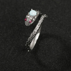 Zircon snake open ring