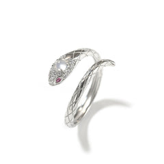 Zircon snake open ring