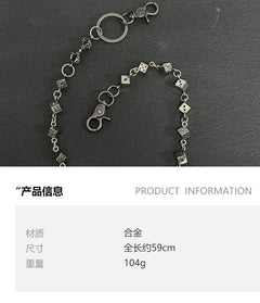 vajra dice metal waist chain