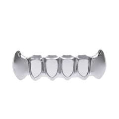 Hip-hop polished braces with gold electroplating