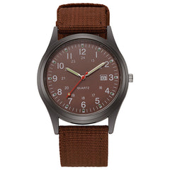 Canvas men's casual fashion gift watch, quartz watch