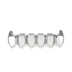 Hip-hop polished braces with gold electroplating