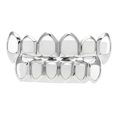 Hip-hop polished braces with gold electroplating