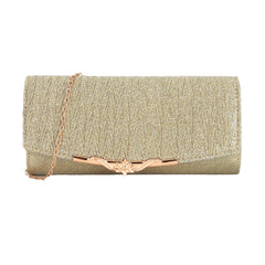 Metal veil pleated Clutch bag evening bag