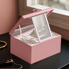 PU leather European style cosmetic case