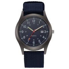 Canvas men's casual fashion gift watch, quartz watch