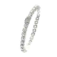 Iced Out Tennis Chain Cubic Zirconia CZ Hip Hop Necklace