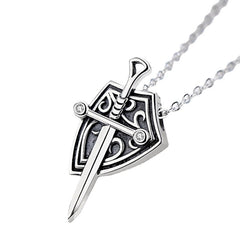 Princess and Knight Couple Necklace Men's and Women's matching Necklace Commemorative Gift