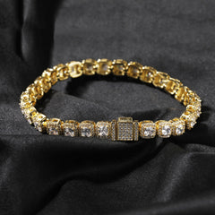 mens gold Gold Plated Rock Candy Chain necklace
