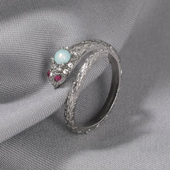 Zircon snake open ring