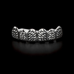 Hip-hop polished braces with gold electroplating