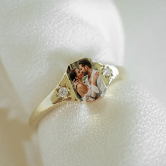 uv color printing birthstone ring