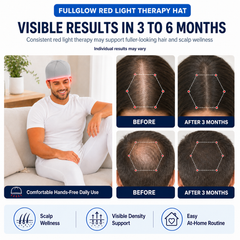 FullGlow Red Light and Infrared Therapy Hat
