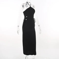 Knitted Long Sleeve Slim Mini Fairycore Slash Neck Dress