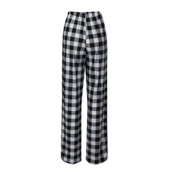Women Christmas Pajama pants Autumn Winter Plaid Printed Pants