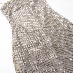 Sleeveless Glitter Sequined Evening Party Club Maxi Dress
