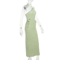 Knitted Long Sleeve Slim Mini Fairycore Slash Neck Dress