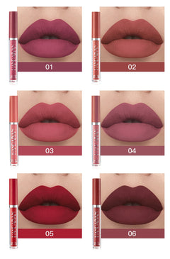 Liquid Lipstick Set Ultra Matte Velvet Waterproof Long Lasting Lip Glosses Nude Makeup Cosmetic Kit-2