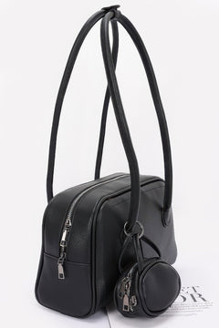 Faux Leather Sport Bag