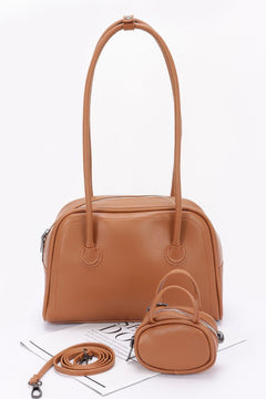Faux Leather Sport Bag
