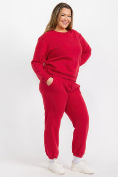 Poly Fleece Elastic Waist Joggers